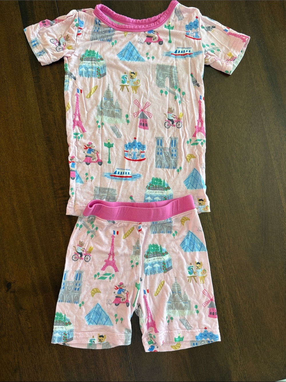 Little Sleepies Paris Short Pajama Set